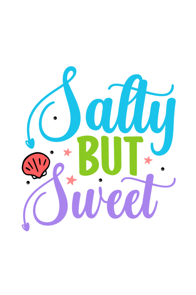 Salty But Sweet - Evoke Bean Unisex Oversized Printed Graphic T-Shirt – Black