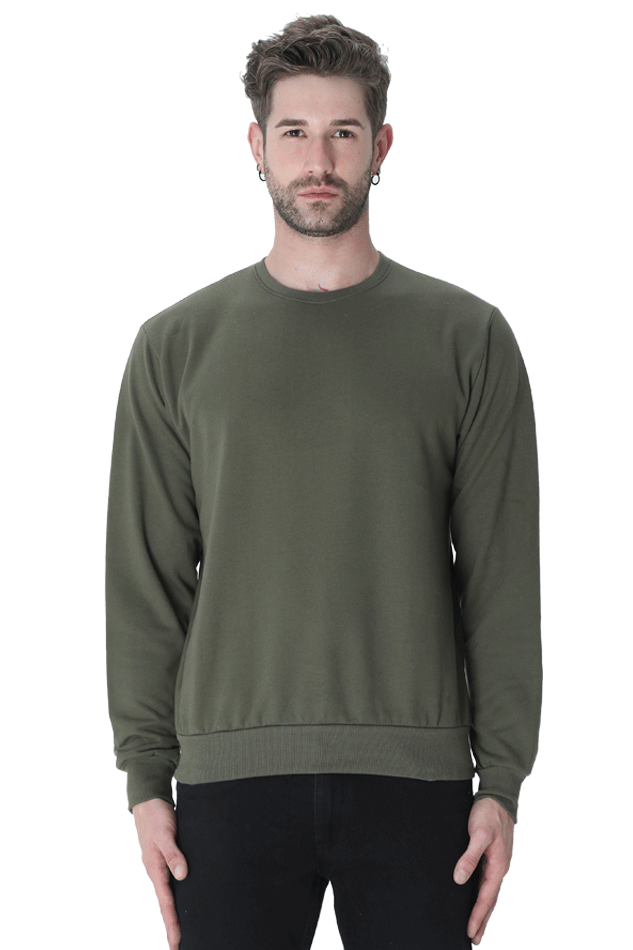 Classic Sweatshirt - Olive Green