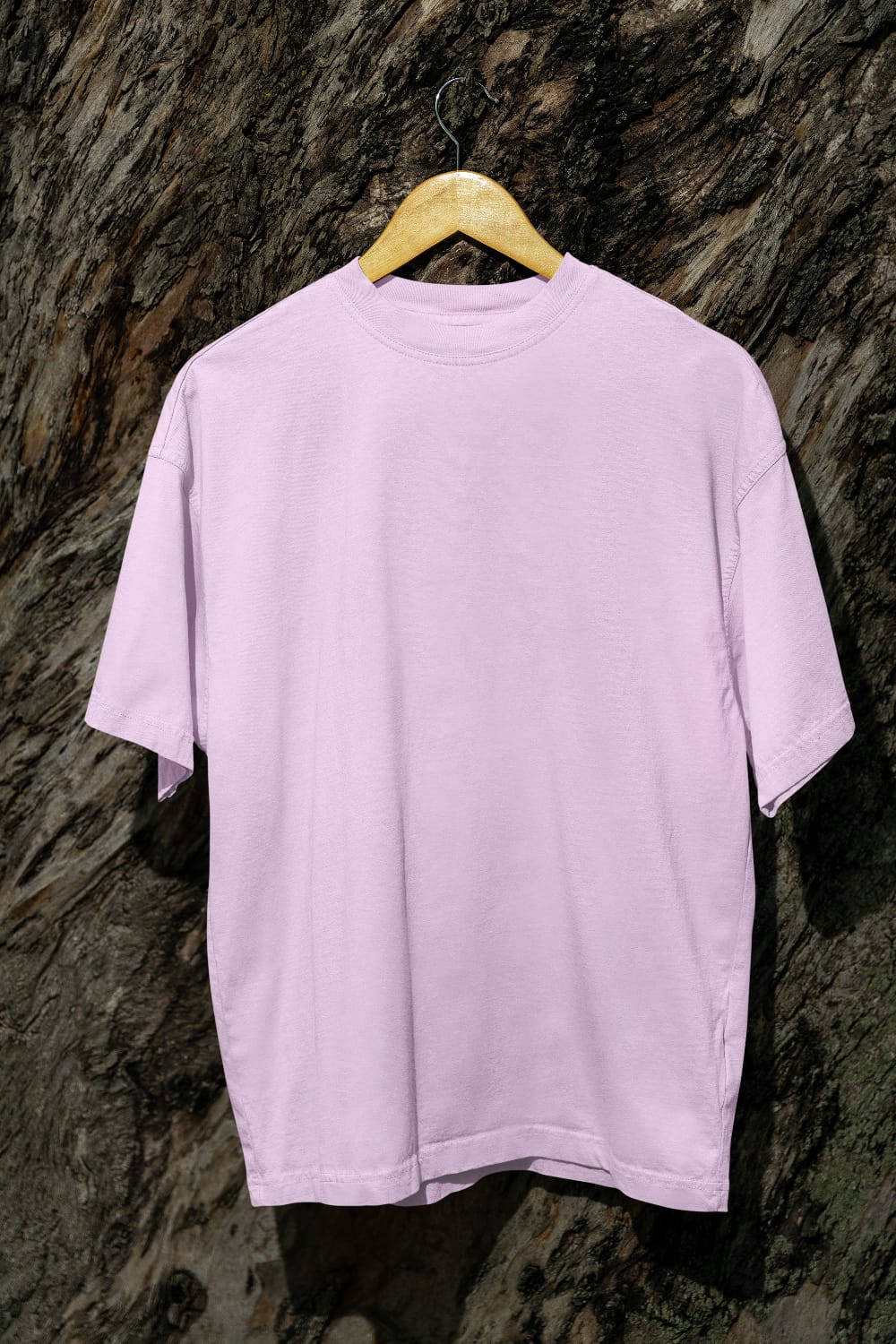 Classic - Evoke Bean Unisex Regular Fit Solid T-Shirt – Light Baby Pink