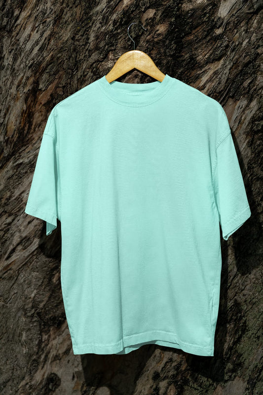 Classic - Evoke Bean Unisex Regular Fit Solid T-Shirt – Mint