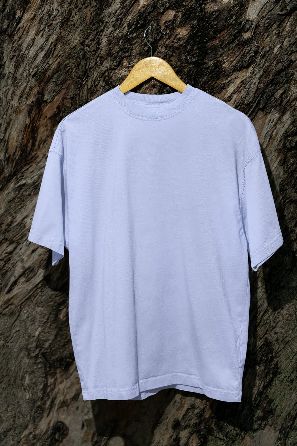 Classic - Evoke Bean Unisex Regular Fit Solid T-Shirt – Lavender