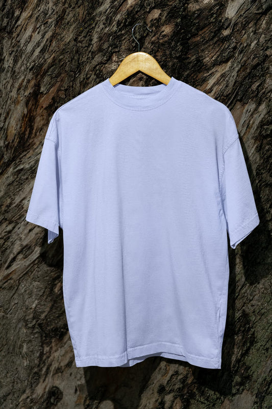 Classic - Evoke Bean Unisex Regular Fit Solid T-Shirt – Lavender