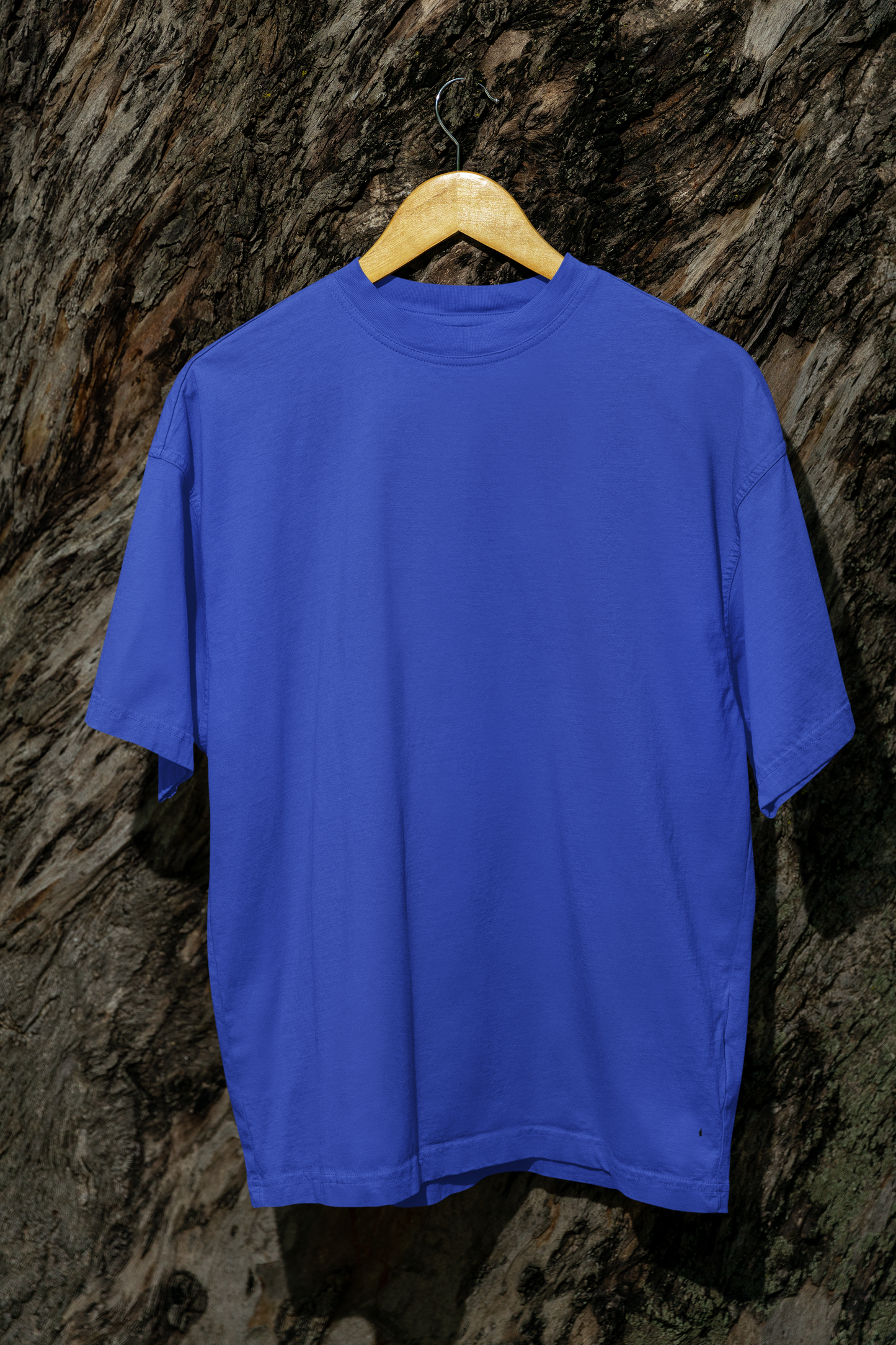 Classic - Evoke Bean Unisex Regular Fit Solid T-Shirt – Royal Blue