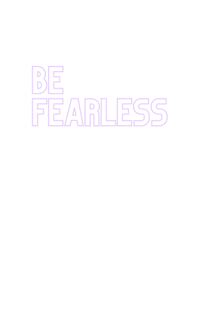 Be Fearless - Evoke Bean Unisex Oversized Printed Graphic T-Shirt – Black