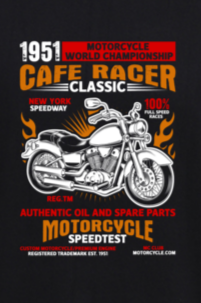 Racer - Evoke Bean Unisex Oversized Printed Graphic T-Shirt – Black