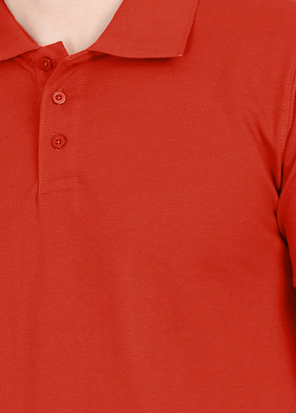 Polo T-Shirt - Brick Red