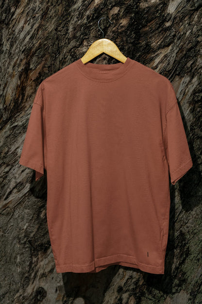 Classic - Evoke Bean Unisex Regular Fit Solid T-Shirt – Copper