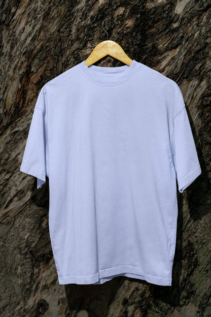 Classic - Evoke Bean Unisex Regular Fit Solid T-Shirt – Lavender