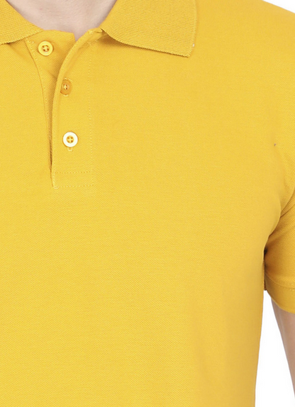 Polo T-Shirt - Mustard Yellow