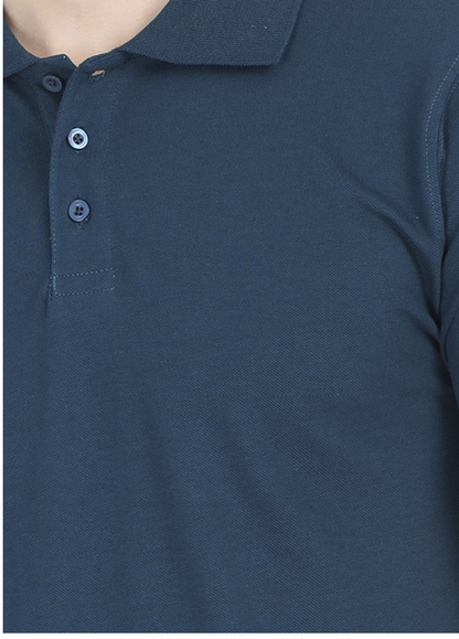 Polo T-Shirt - Petrol Blue